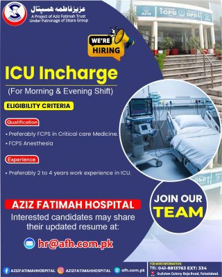 ICU Incharge Ad